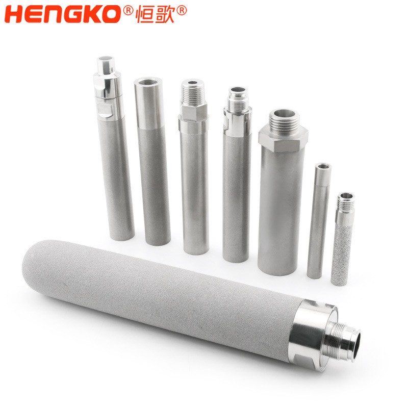 不銹鋼螺紋粉末燒結(jié)濾芯微米級高精度316L材質(zhì)高溫燒結(jié)過濾器