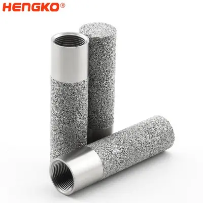 燒結(jié)多孔金屬不銹鋼傳感器外殼，用于工業(yè)溫度和濕度變送器