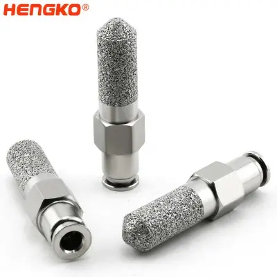 防水防塵且透氣的溫濕度傳感器探頭外殼_不銹鋼粉末過濾器